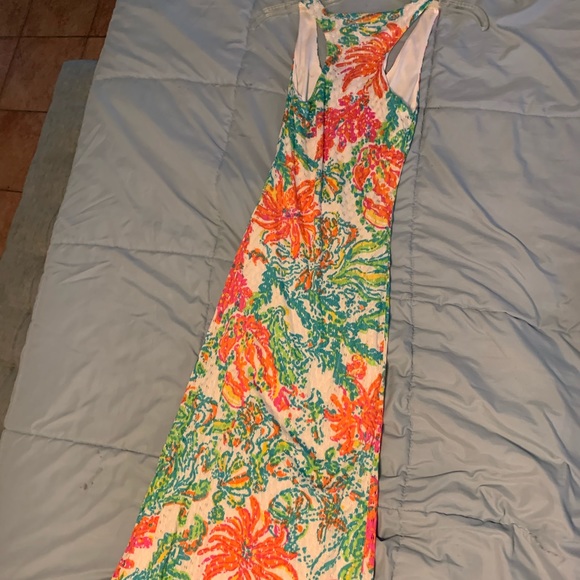 Lily Pulitzer Long Colorful Maxi Dress - Picture 3 of 5